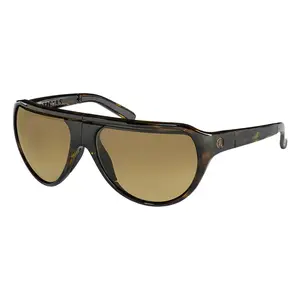 POPTICALS, POPAIR, Polarized Aviator Sunglasses, Gloss Tortoise Frame, Brown Gradient Lens