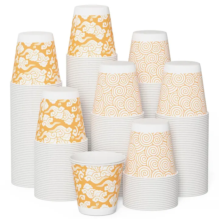 3oz Bulk Small Paper Cups | Disposable Paper Cups for Water, Juice, Candy | BPA-Free | Restaurant Supply