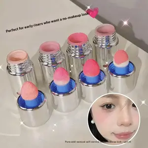 Liquid Blush Makeup, Natural Bare Look, Lightweight & Long-Lasting, Moisturizing Hydrating Water Glow Finish, Low Saturation, 5ML