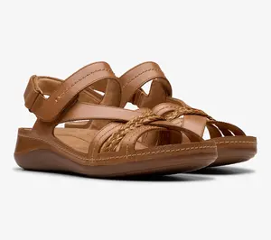 Clarks Artisan Leather Slide Sandals -Cecily Strap