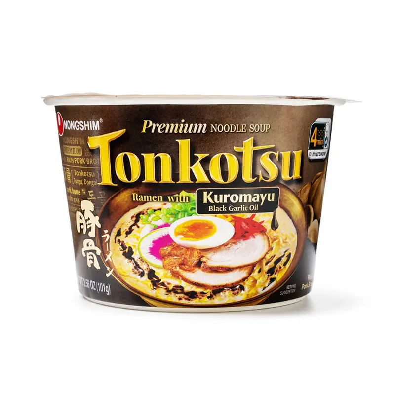 Nongshim Tonkotsu Ramen with Kuromayu Noodle Big Bowl 3.56 oz