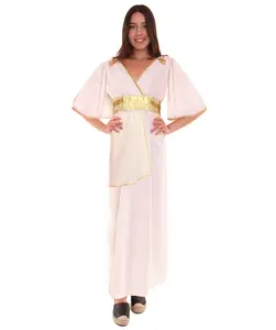 Women's Enchanting White Greek Goddess Outfit – Perfect for Halloween Festivities Flame-retardant Synthetic Fabric - Multiple Size