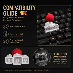 New and unique 3D printed game joystick, King of Fighters keycaps, mechanical keyboard keycaps, WADS direction keys, keyboard joystick keycaps, joystick adapter, game accessories