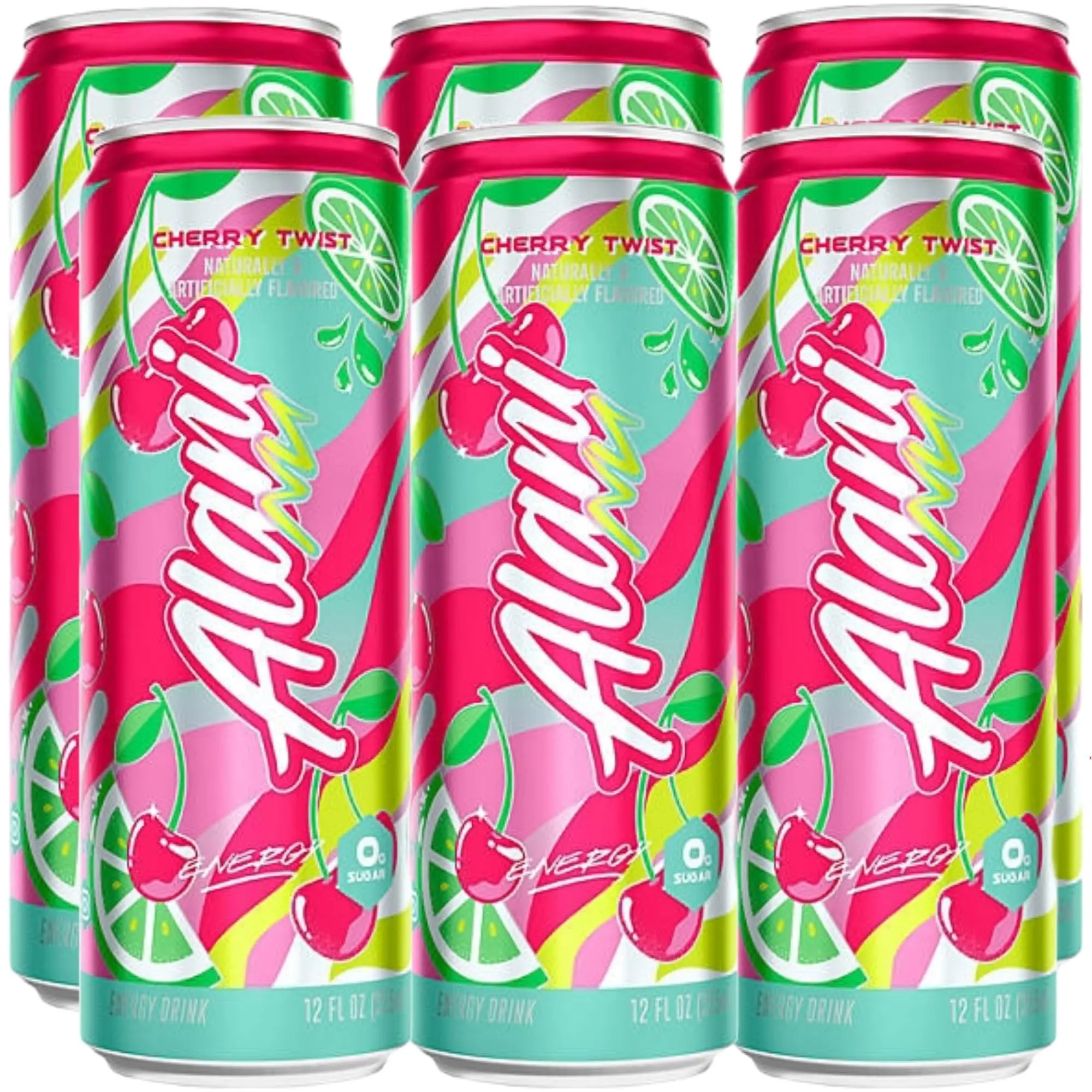 Alani Nu Energy Drink 12 Ounce Cans (Pack of 6)