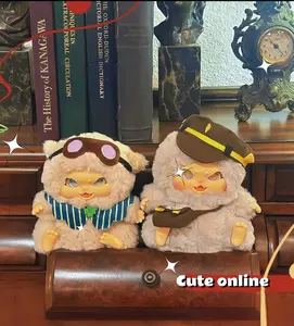 QIQI-Rhapsody Street YEBOY Series Plush Box Bunny Plush Dolls，Soft Furry Collectibles，Stuffed Animal