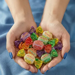 Ceres Gourmet Assorted Fruit Jelly Candy  12.3 oz (350g) – Soft Chewy Fruit Candy, Individually Wrapped Candy, Assorted Fruit Flavors, Sweet Snack for Sharing, Parties and Gifts