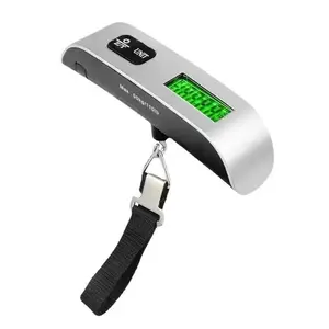 Portable Electronic Luggage Scale, Handheld Digital Display, 50kg Capacity, Ideal for Home, Travel, Office, School, Tool