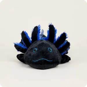 Black Axolotl Warmies - Heatable, Chillable, Weighted Black Axolotl Warmies - Heatable, Chillable, Weighted