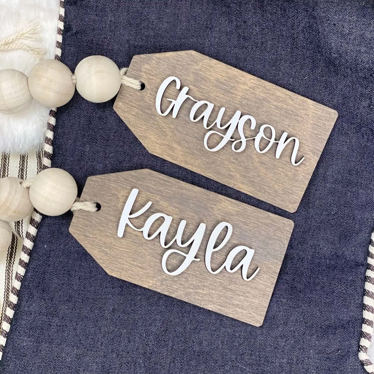 Custom Stocking tags
