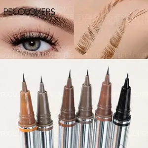 Ultra-fine Eyebrow Pencil, Waterproof Sweat-proof Long-lasting Non-dyeing Easily Outline Clear and Natural Eyebrows, create Exquisite Hairy Wild Eyebrows, Super Fine Refill, Eyebrow Makeup Products