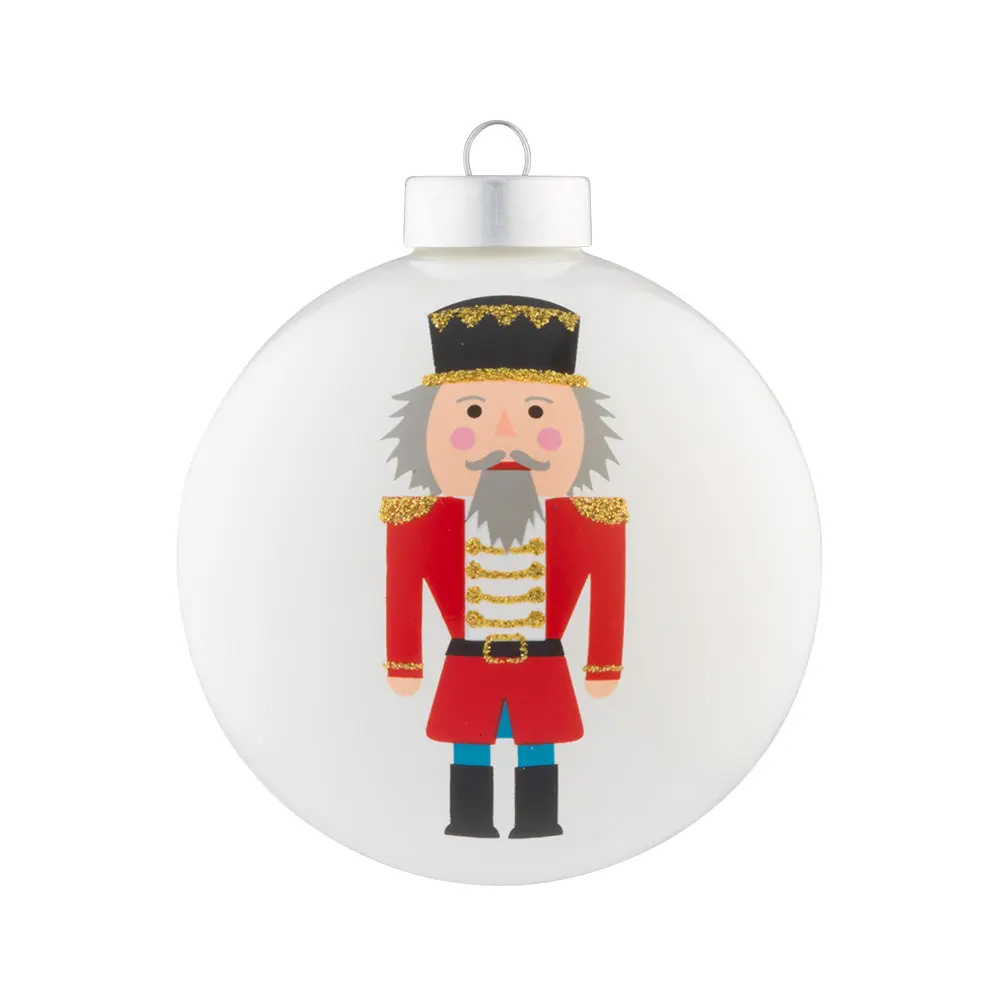 White Nutcracker Round