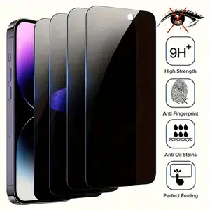 Privacy Screen Protector Made of Reinforced Glass for Iphone 11/12/13/14/15/16 - Upgraded Scratch-Resistant Coating That Does Not Affect Heat Dissipation, a Dedicated Privacy Shield for Iphones