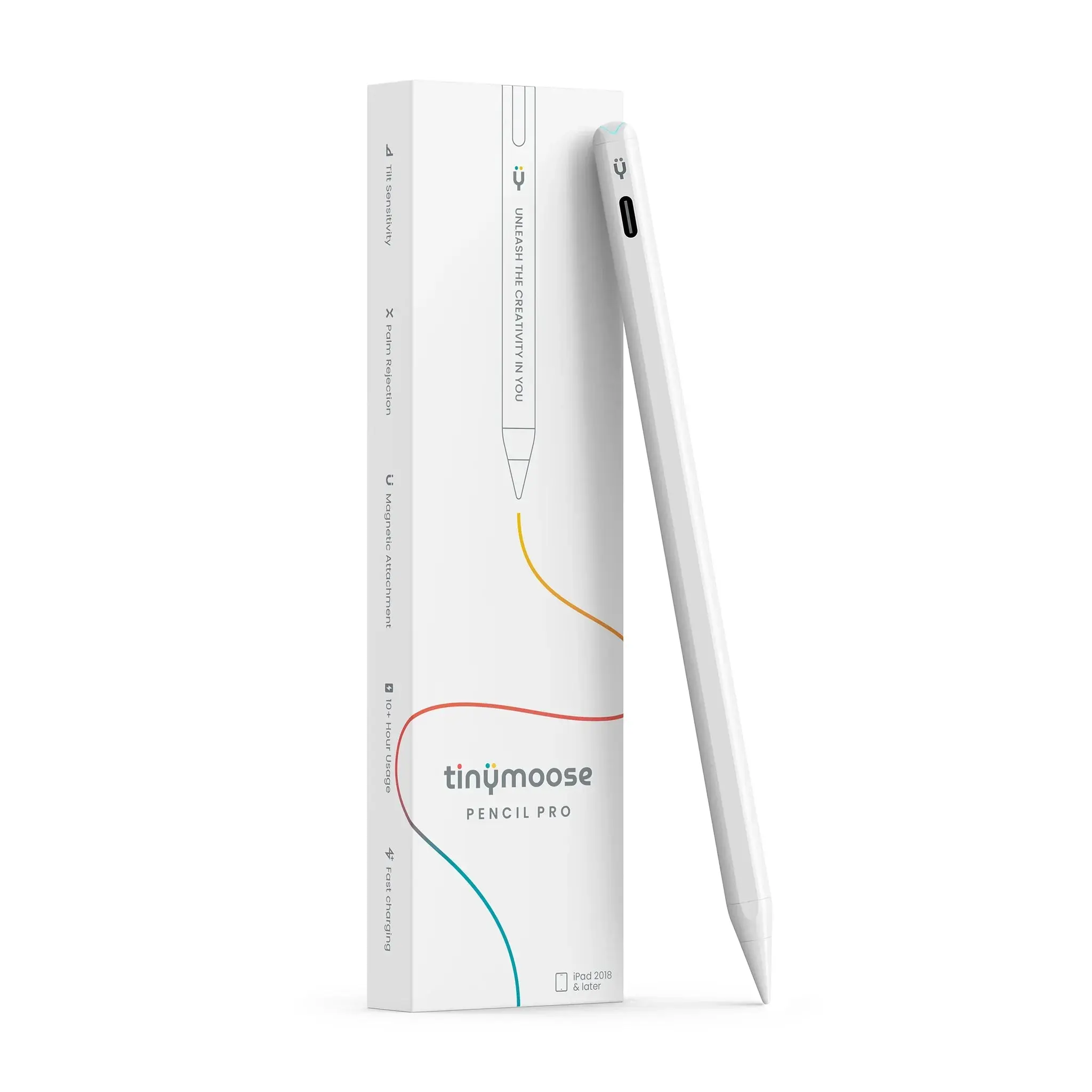 Pencil Pro - iPad Pen With USB-C Charging | Pearl White