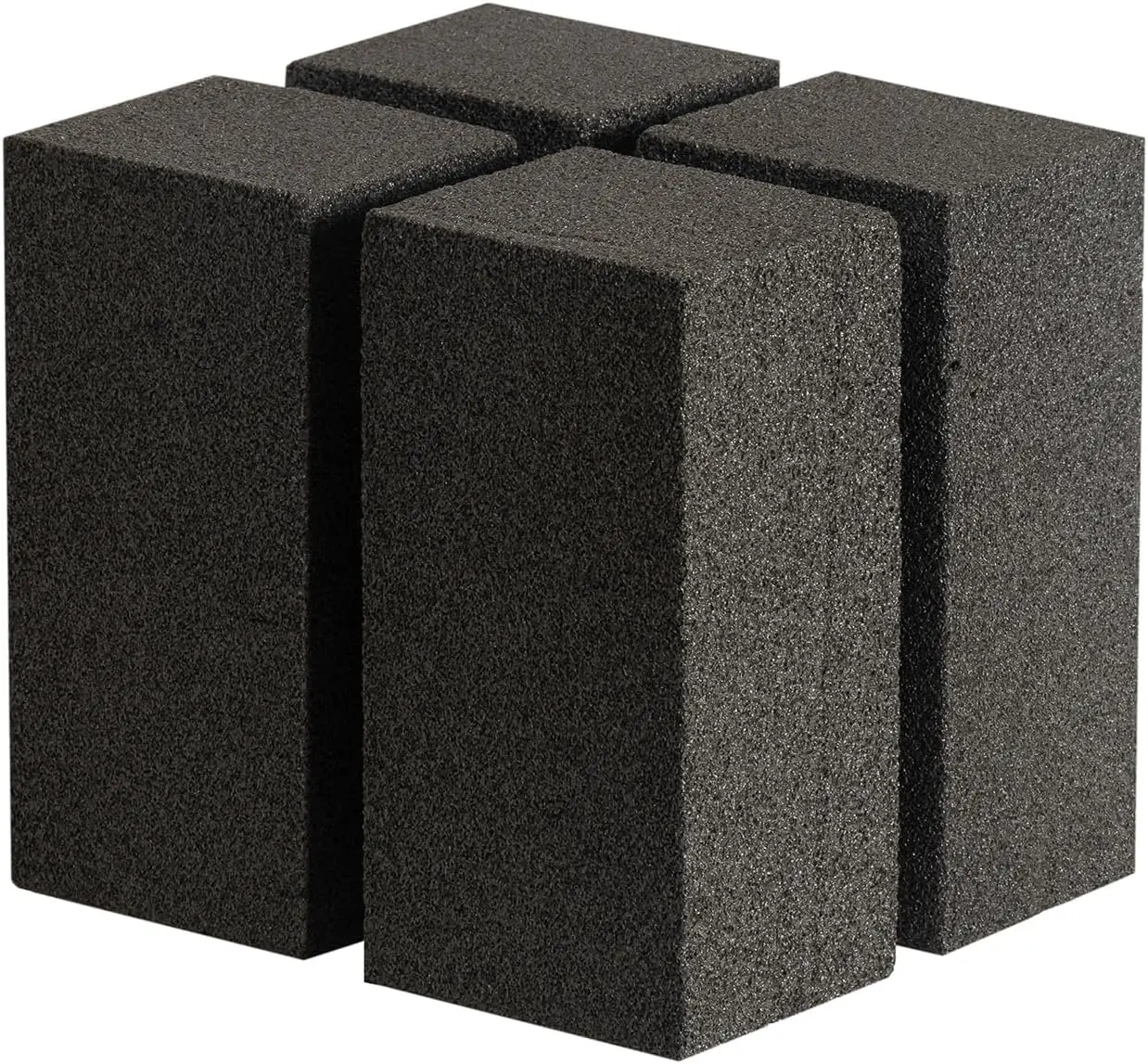 4 Pack Grill Cleaner Brick for Outdoor&Restaurant. Heavy Duty Grill Cleaning Brick. Pumice Stone Cleaner Tool Grill Brick for Cleaning Flat Top Grills Griddles Effectively Without Harsh