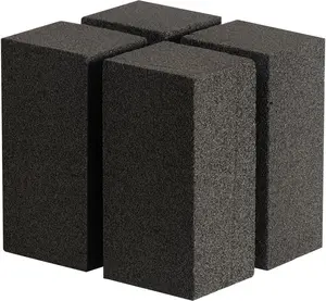 4 Pack Grill Cleaner Brick for Outdoor&Restaurant. Heavy Duty Grill Cleaning Brick. Pumice Stone Cleaner Tool Grill Brick for Cleaning Flat Top Grills Griddles Effectively Without Harsh