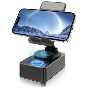 Three-In-One Multi-Function Desktop Phone Stand, Compact Bluetooth-compatible Speaker, USB PD Charger, 360° Rotatable, High-Quality Wireless Audio