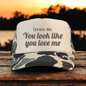 Excuse Me, You Look Like You Love Me Funny Classic Foam Trucker Hat