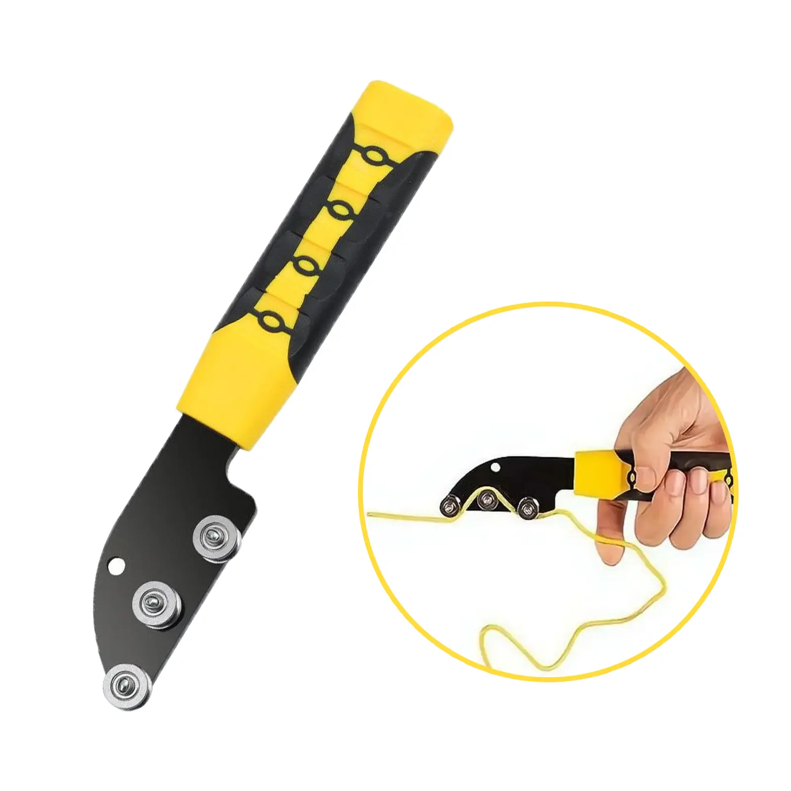 Stainless Steel Manual Wire Straightener Tool, Portable Electrical Wire Parallel Aligner for Electricians, Electrical Box Terminal Wiring & Home Electrical Repair