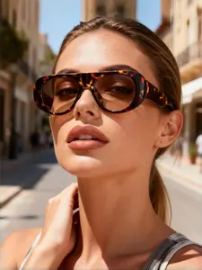 Unisex Y2K Trendy Fashion Glasses, Retro Classic Style, Durable Streetwear Accessories, Suitable for Daily Life, Parties, Gifts, Trendy Shades, Trendy Vintage Sunglasses