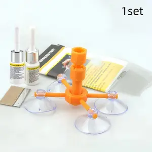 Car Windshield Repair Kit, Car Windshield Crack Repair Kit with 2 Glass Repair Fluid, Professional Car Window Repair Tool, Car Repair Kit