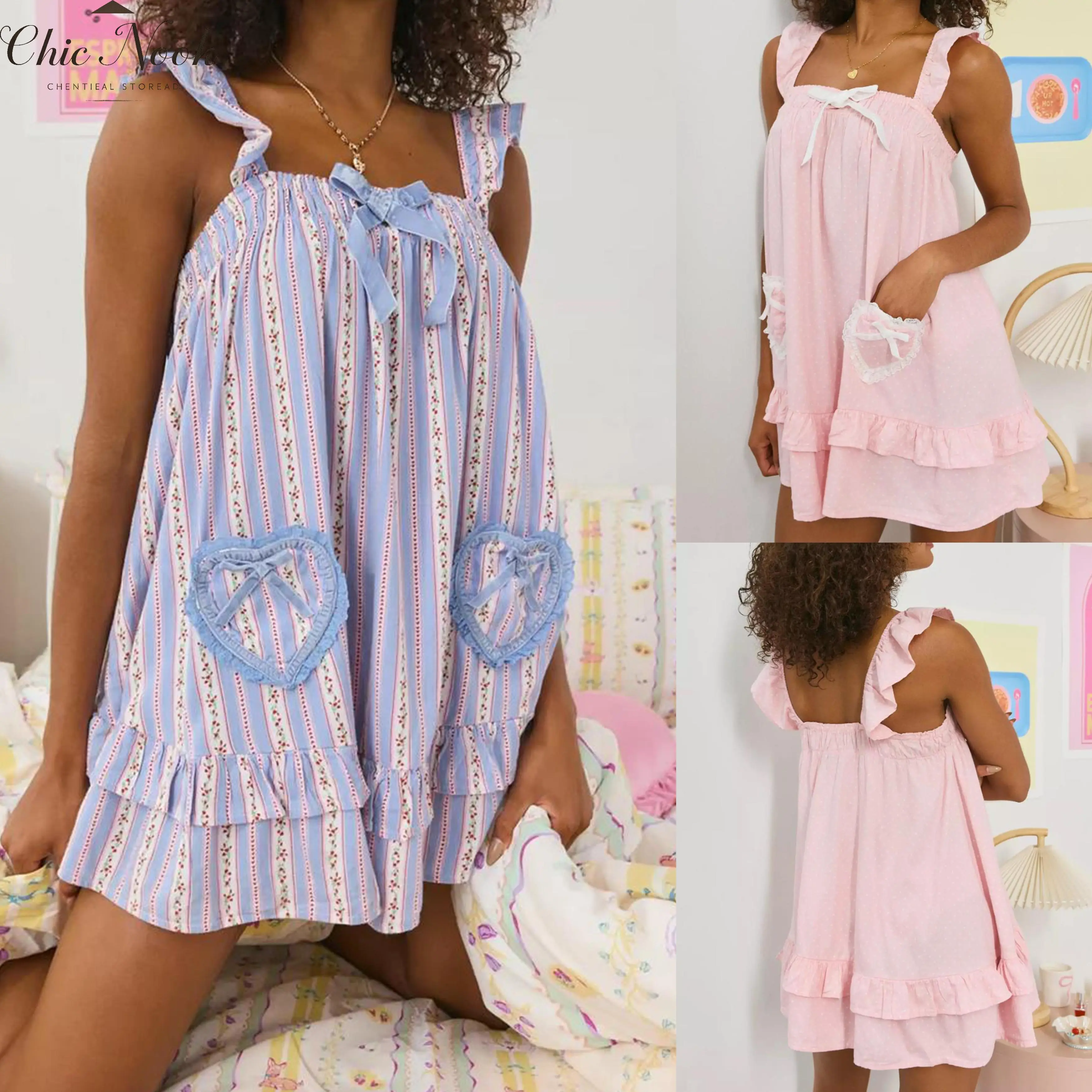 pavlos mini dress light blue Petal and Pup Women's Zarly Mini Dress