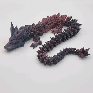 16Inch. Articulating Crystal Dragon