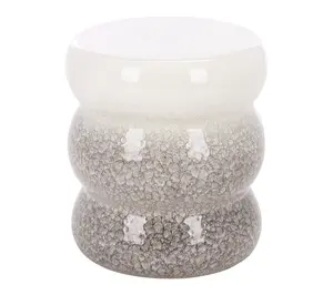 Emi, 15.5 Inch, Ceramic Garden Stool by Valerie Emi, 15.5 Inch, Ceramic Garden Stool by Valerie