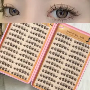 288pcs Self-Adhesive False Eyelashes, Lightweight Natural Look, Reusable, No Glue Needed, Ideal for Beginners, Daily & Party Use