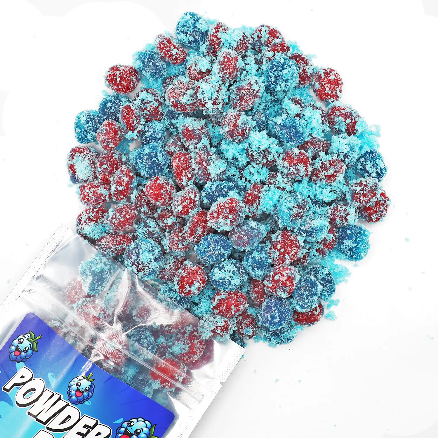 Snack Crackle Shop Sour Blue Raspberry Gushemz 10oz