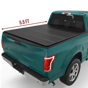 5.5 Ft Hard Bed [Fits 2015-2026 Ford F-150] Hard Quad-Fold Truck Bed Tonneau Cover