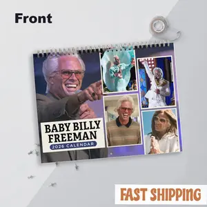Baby Billy 2026 Wall Calendar, Freeman Calendar, Funny TV Character Comedy Planner, Baby Billy Monthly Art Gift, Colorful Fan Collectible