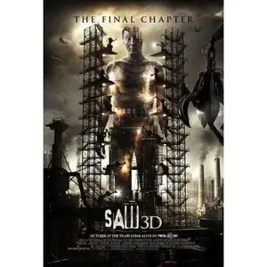 Saw 3D - 13"X20" Original Promo Movie Poster 2010