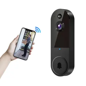 1080p Smart AI Wireless Doorbell Camera, Smart Al Human Detection, Night Vision, 2-Way Audio, Battery Powered, Cloud Storage, 2.4G WiFi, Indoor Outdoor Surveillance
