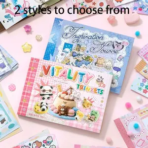 30 Sheets Dual Style Sticker Book, M5 Diary Journal Cards, Inspirational Scrapbook Decorations, Handmade Greeting Card Set, Sticker Packs, Decorative Stickers, Scrapbook Materials