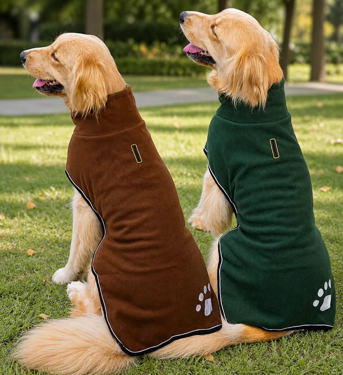 Waterproof Fleece Dog Coat with Belly Coverage – For Dachshunds & Corgis | HoppePet