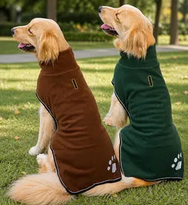 Waterproof Fleece Dog Coat with Belly Coverage – For Dachshunds & Corgis | HoppePet