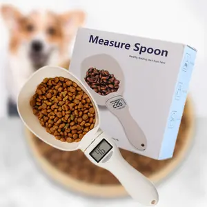 Premium Pet Cat Food Weighing Electronic Scale with Measuring Spoon for Cat and Dog – Accurate, Easy to Use Pet Feeding Tool