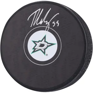 Thomas Harley Dallas Stars Autographed Hockey Puck - Fanatics Authentic Certified - NHL Memorabilia
