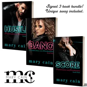 Mary Cain Troublemakers & Heartbreakers Series Bundle Books 1-3 Signed Copies Con Artists Romance