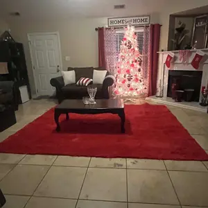 MUGORN Multi-Size Ultra-Soft Fluffy Plush Rug, Suitable for Living Room and Bedroom, Includes 4 Non-Slip Pads, 1.77-Inch Thick Three-Layer Design, Modern Minimalist Style, Easy to Hand Wash, Suitable for Children's Room Home Decor.