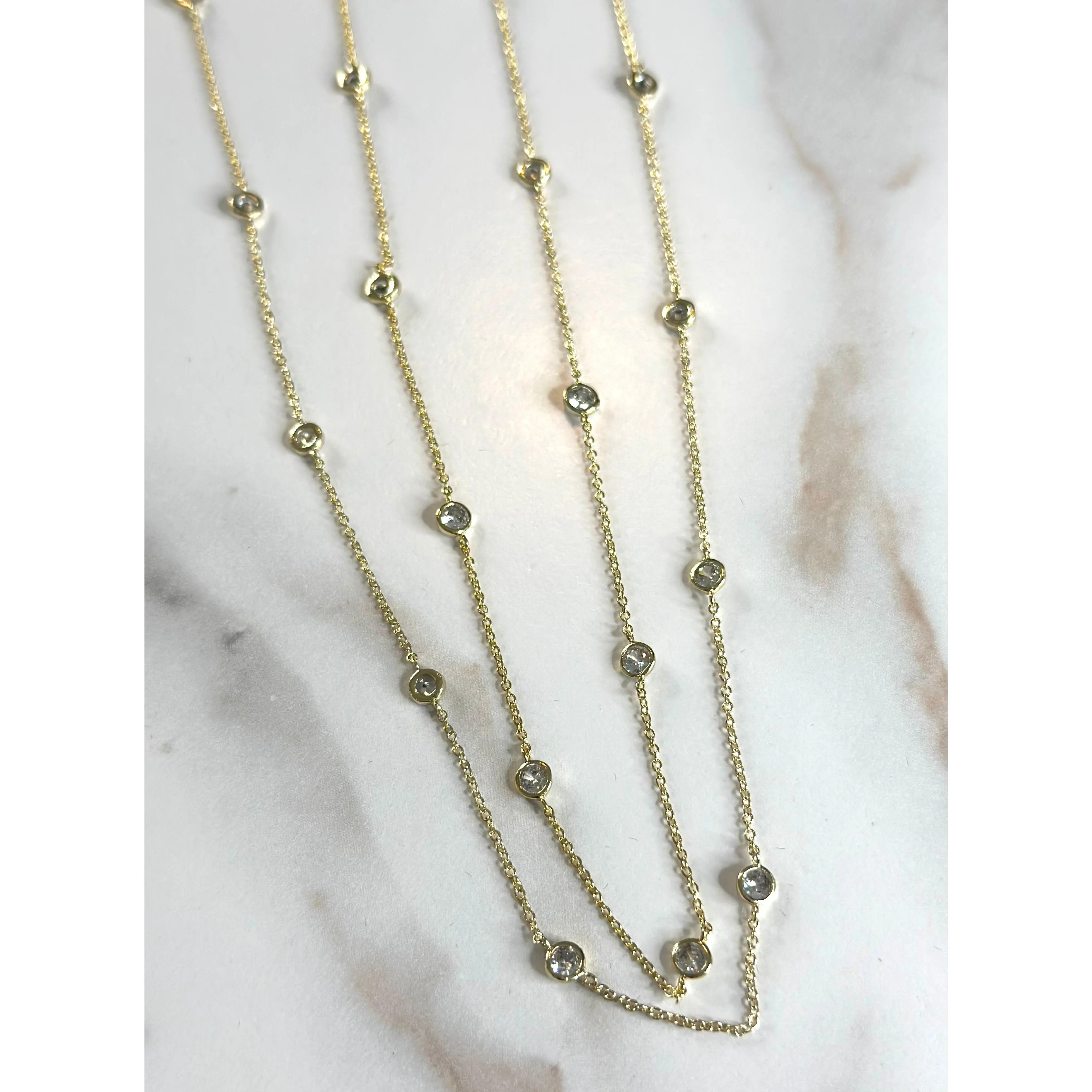 Lace wrap necklace