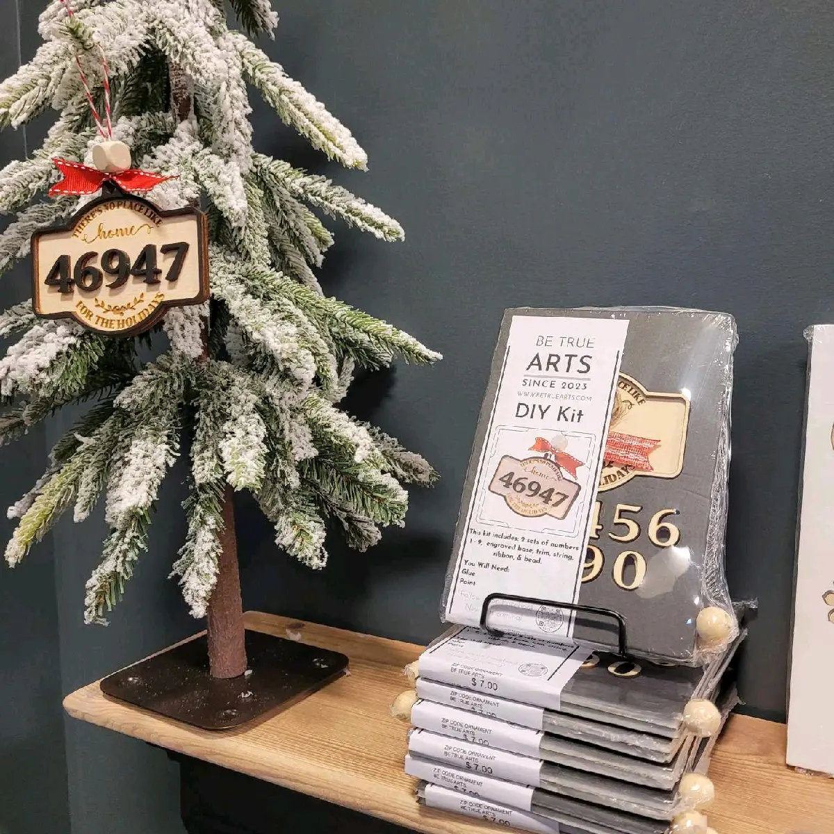 Zip Code Ornament Decor Gift Kit Decoration