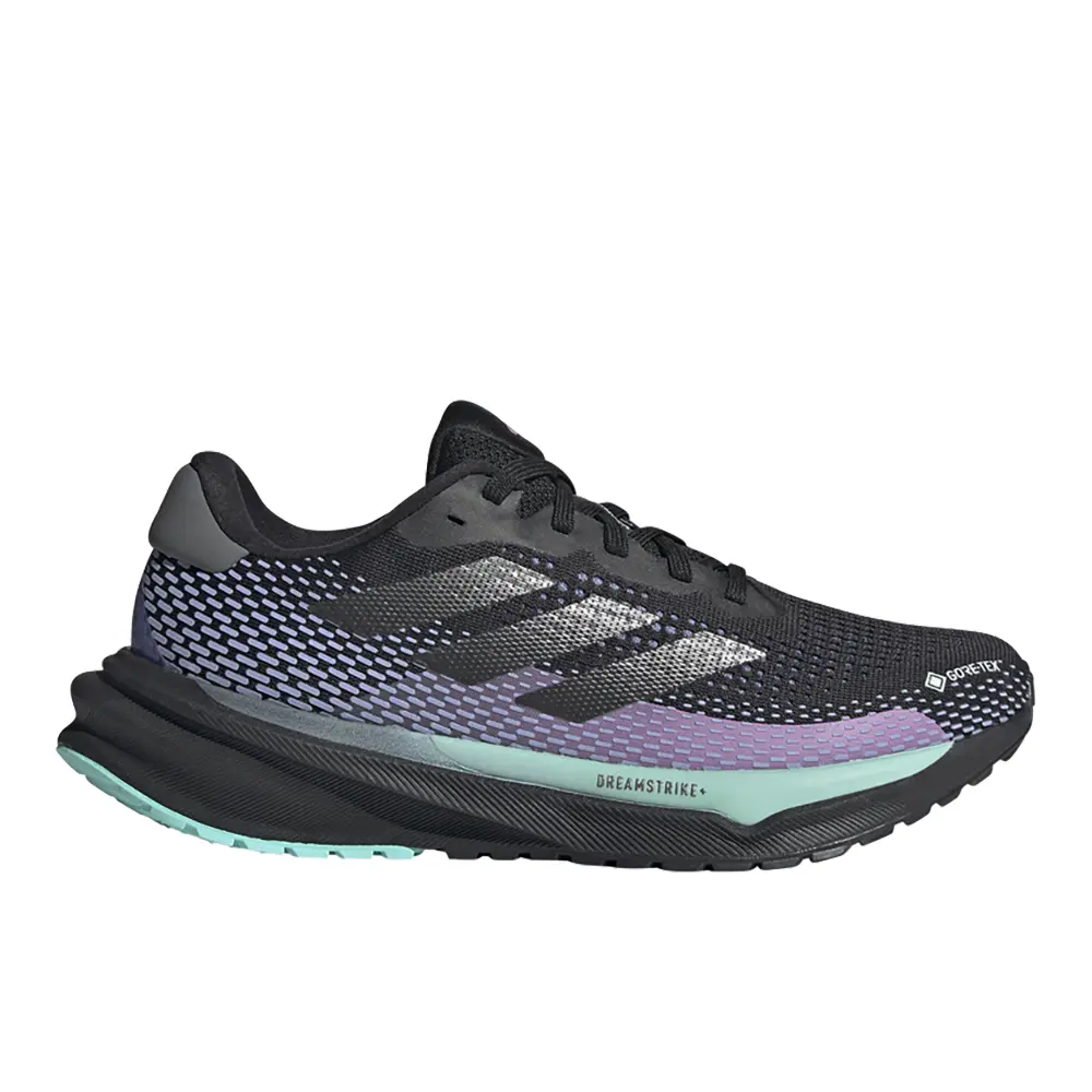 adidas Womens Supernova Gore-Tex Running Sneakers Shoes - Black
