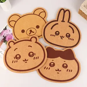 Cartoon Bear Rabbit Felt Board Non-slip Bedroom Thickened Wall Sticker Message Board Commemorative Photo Wall Gifts