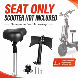 Seat Only, Scooter Not Included – Detachable Electric Scooter Seat Accessory with Installation Tools, Replacement Seat for Compatible Scooter Models