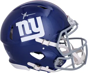 Malik Nabers New York Giants Autographed Riddell Speed Authentic Helmet - Fanatics Authentic Certified