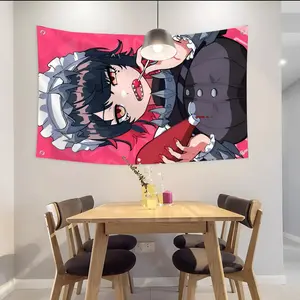 Z-Zenless Z-Zone Zero Ellen Joe Flags Custom Camping Outdoor Garden room Bedroom Decor Party Backdrops Wall Art Family Gifts Decoration Items