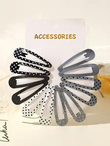 12pcs Simple Makeup Hair Clips, No Damage Bangs Clip, Forehead Fringe Hair Clip, Side Hair Clip for All Seasons, Casual Style, Flat Hair Clips