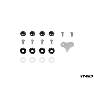 Camisasca Stainless License Plate Security Screw Cap Kit