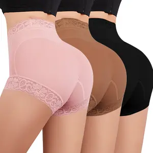 Women's Colombian Fajas Shaper Shorts - High Waist Compression Shapewear with Anti-Slip Silicone Band, Stretchy Breathable Seamless, Smooth Minimalist Athletic Activewear for Tummy Control, Butt Lifting